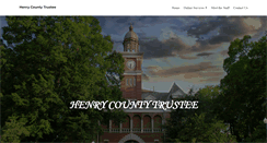 Desktop Screenshot of henrycountytrustee.com