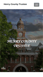 Mobile Screenshot of henrycountytrustee.com